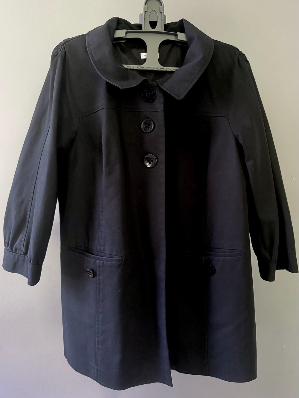 Semantiks 3/4 Sleeve Trench Coat